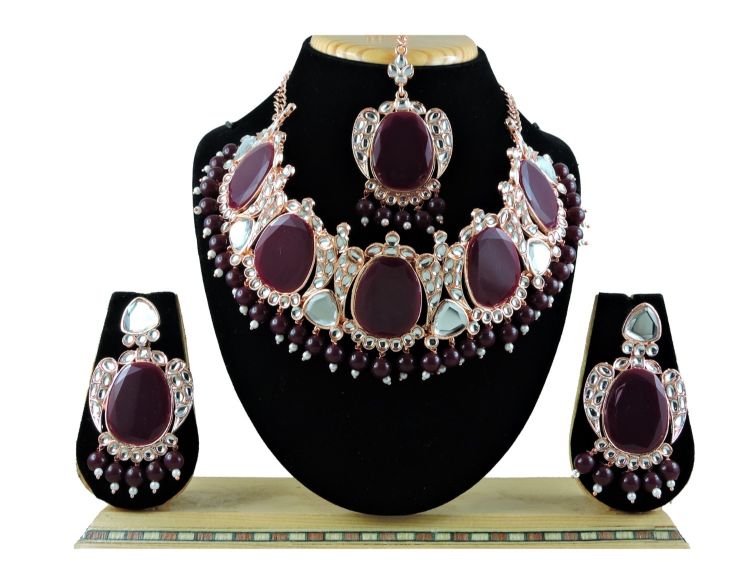 Picture of Nice Designer American Diamond Necklace