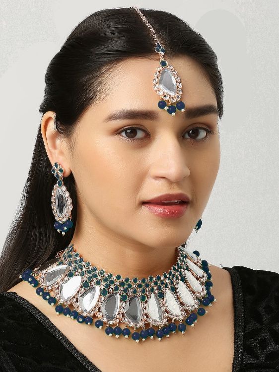 Picture of Delightful Designer American Diamond Necklace