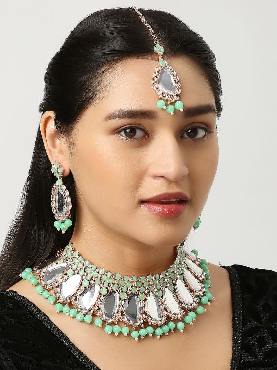 Picture of Alluring Designer American Diamond Necklace