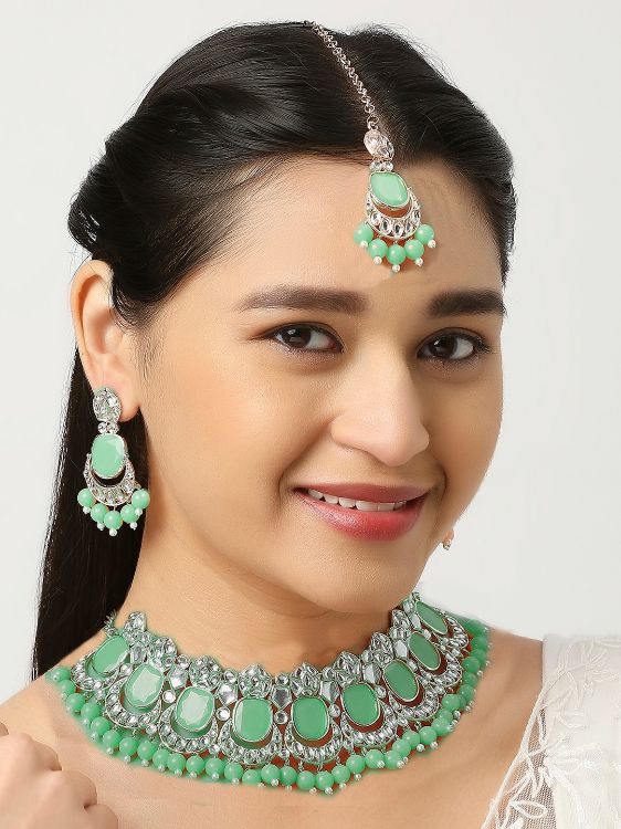 Picture of Pleasing Designer American Diamond Necklace