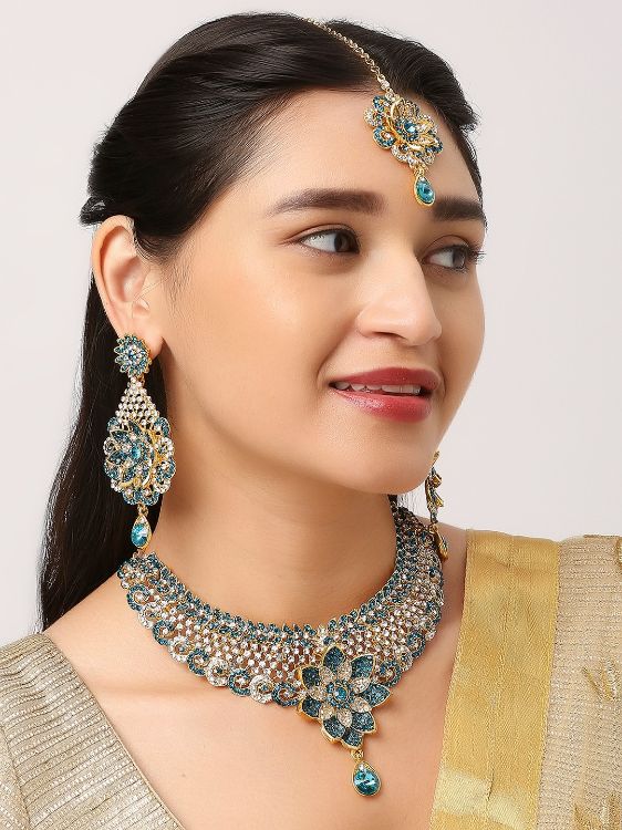 Picture of Classy Designer American Diamond Necklace