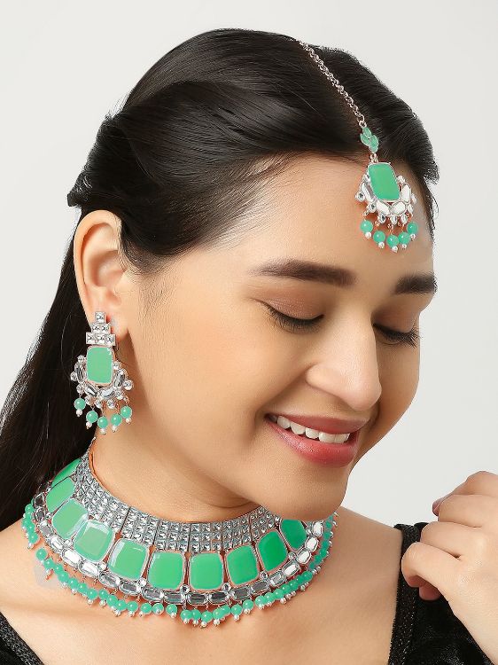 Picture of Enticing Designer American Diamond Necklace