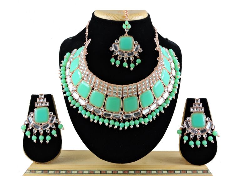 Picture of Enticing Designer American Diamond Necklace