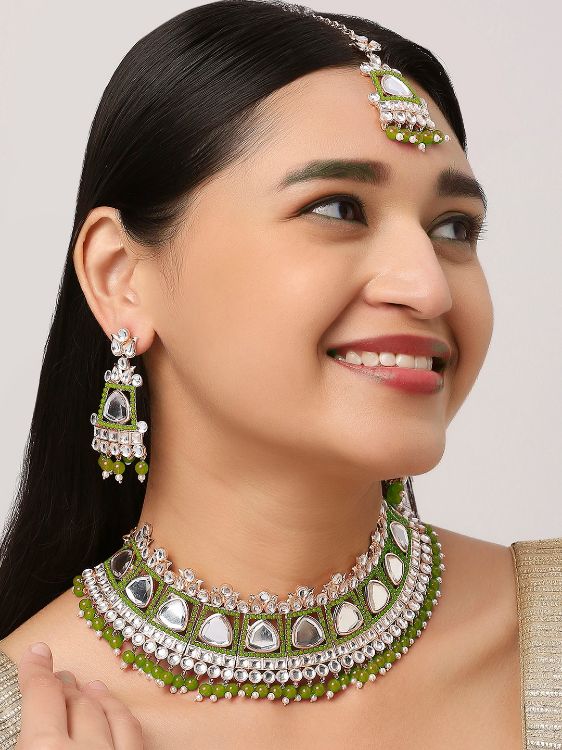 Picture of Charming Designer American Diamond Necklace