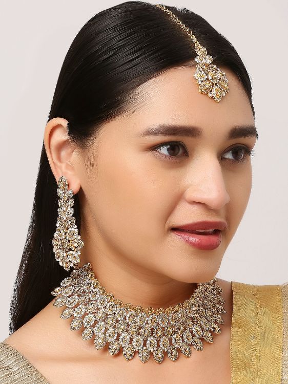 Picture of Sightly Designer American Diamond Necklace