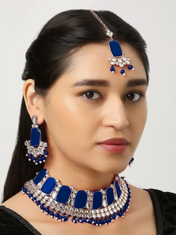 Picture of Fascinating Designer American Diamond Necklace