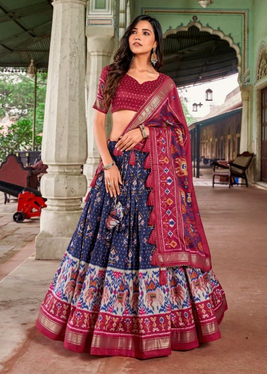 Picture of Radiant Silk Multi Lehenga Choli