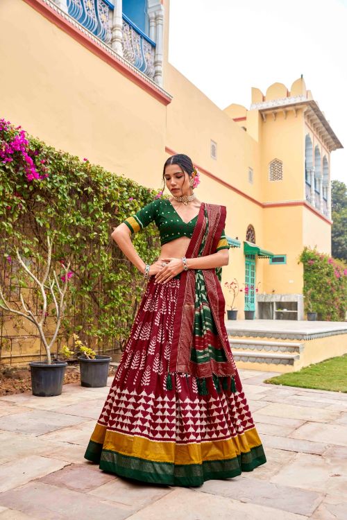 Picture of Wonderful Silk Lehenga Choli