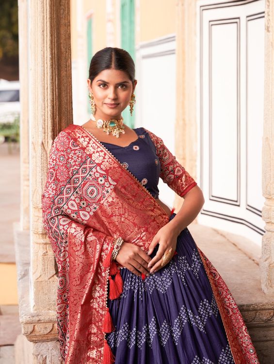 Picture of Sightly Silk Lehenga Choli