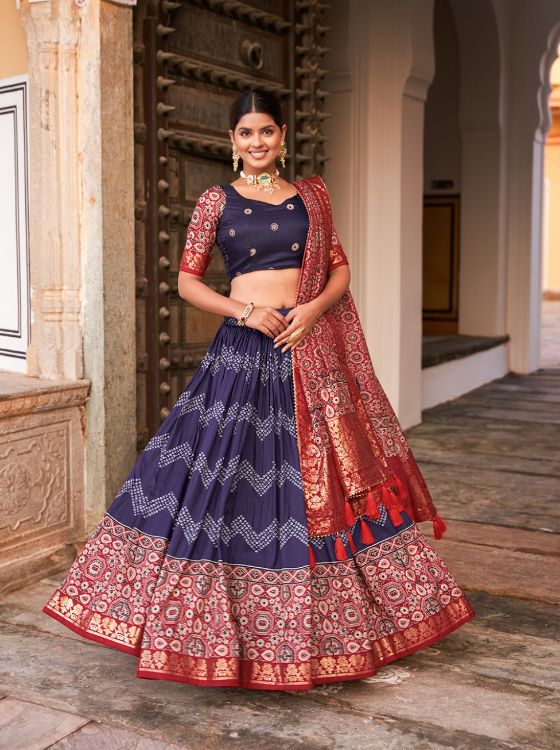 Picture of Sightly Silk Lehenga Choli