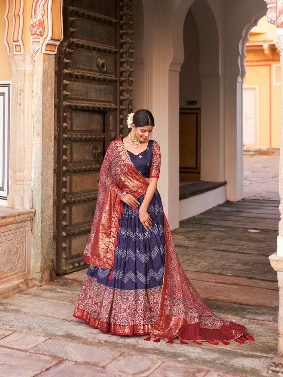 Picture of Sightly Silk Lehenga Choli
