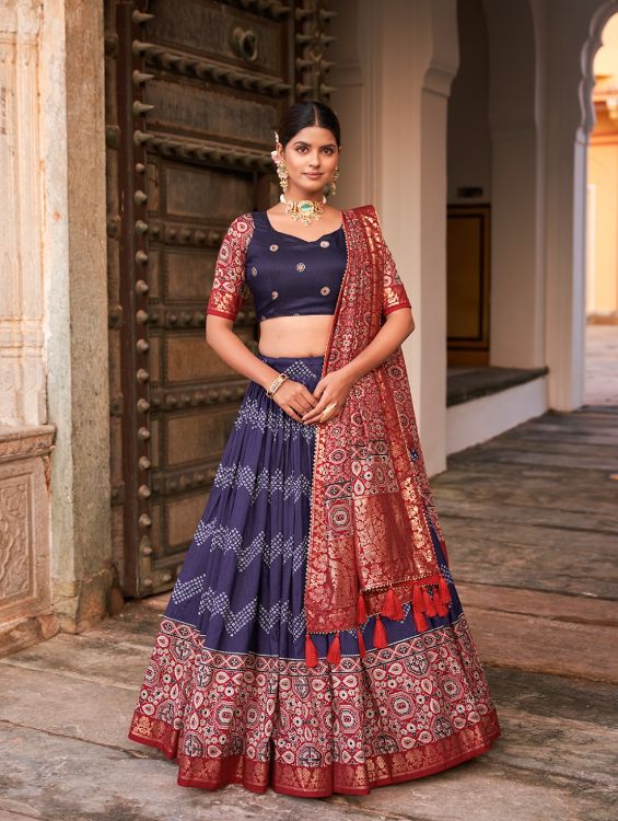 Picture of Sightly Silk Lehenga Choli