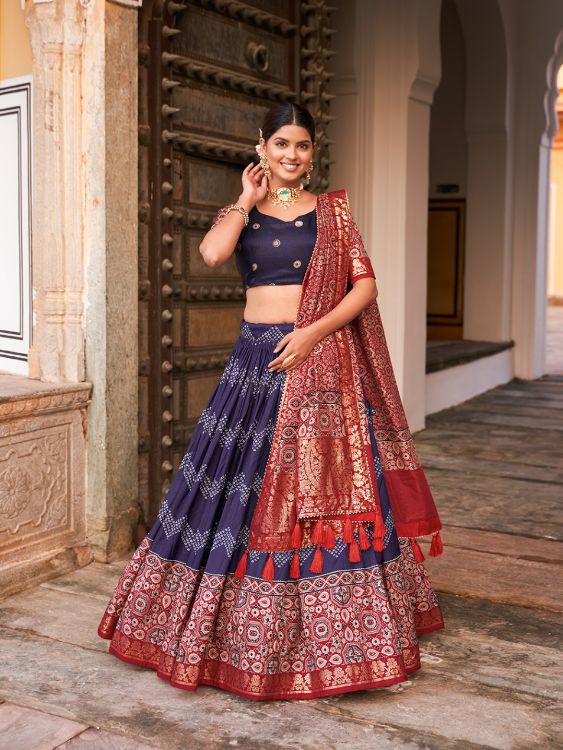 Picture of Sightly Silk Lehenga Choli