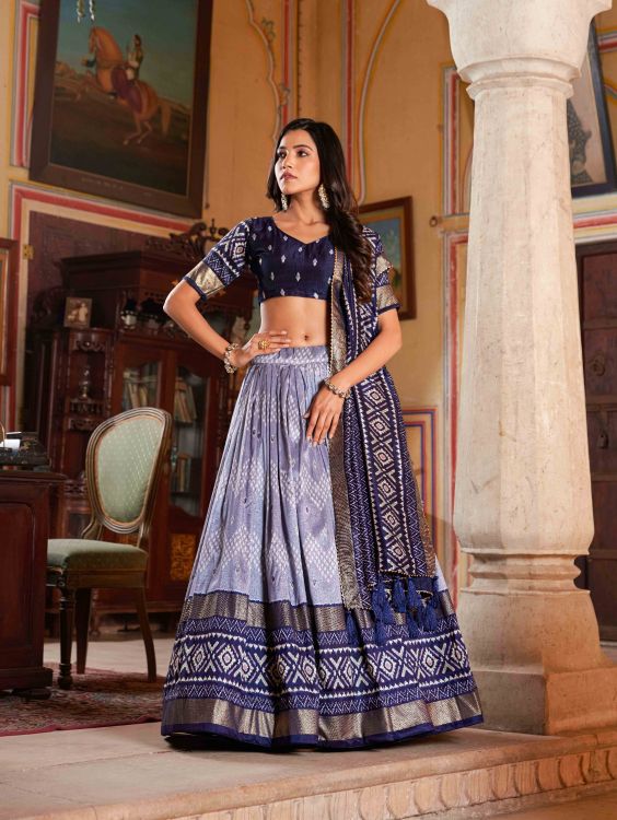 Picture of Pretty Silk Multi Lehenga Choli