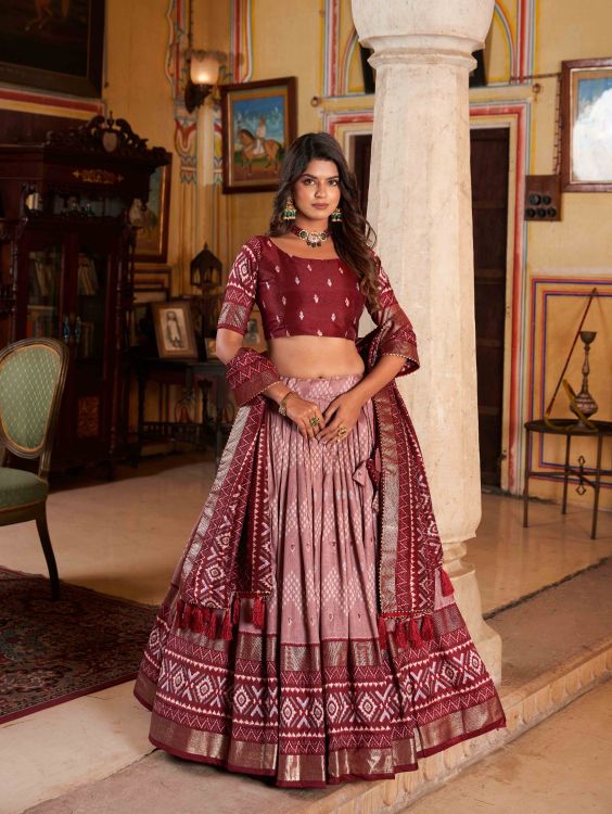 Picture of Admirable Silk Multi Lehenga Choli