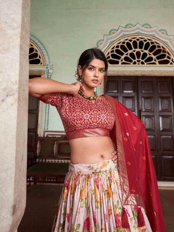 Picture of Splendid Silk Multi Lehenga Choli
