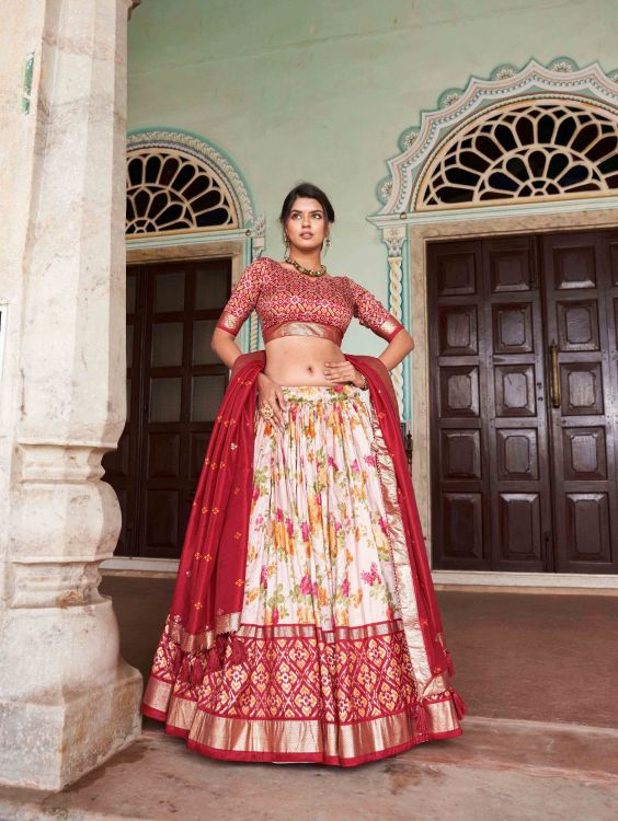 Picture of Splendid Silk Multi Lehenga Choli