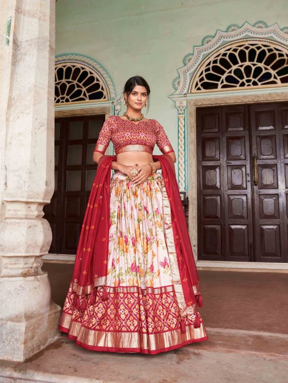 Picture of Splendid Silk Multi Lehenga Choli