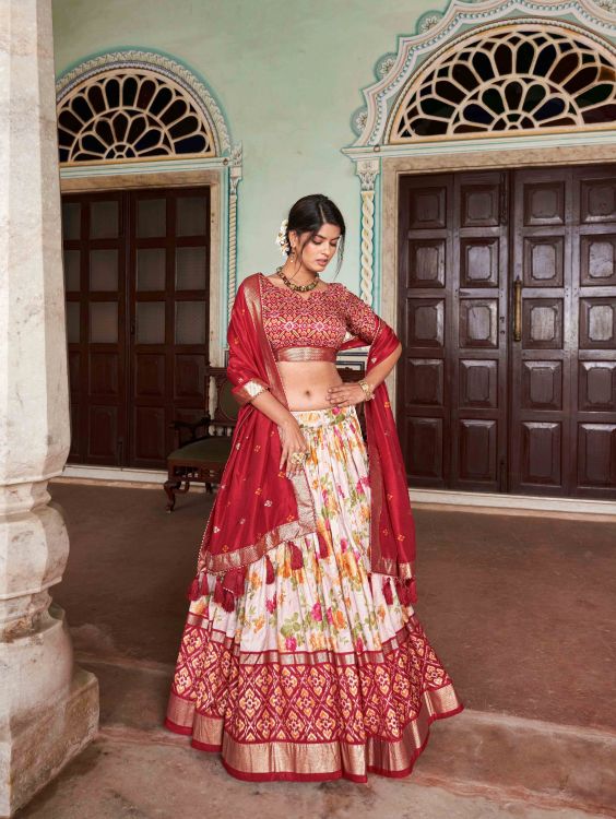Picture of Splendid Silk Multi Lehenga Choli