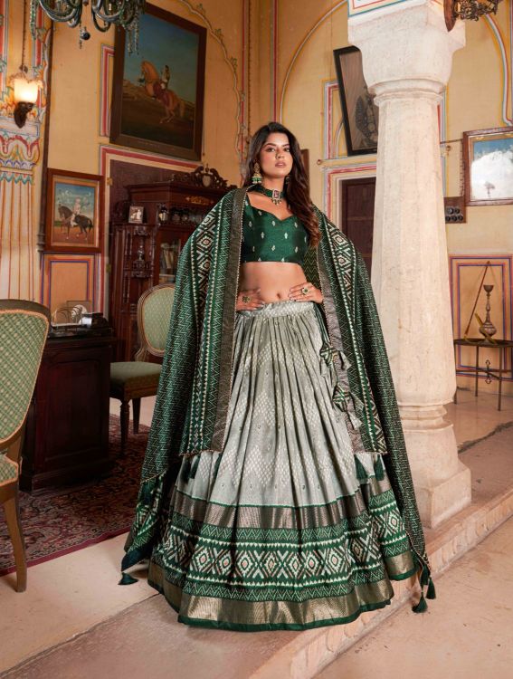 Picture of Excellent Silk Multi Lehenga Choli