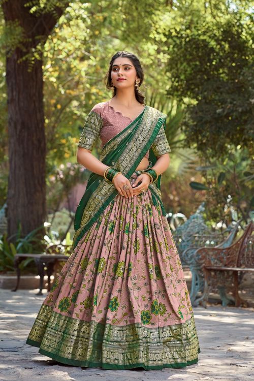 Picture of Well Formed Silk Lehenga Choli