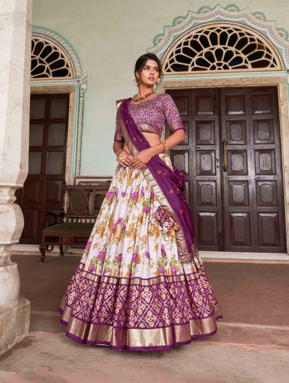 Picture of Taking Silk Multi Lehenga Choli