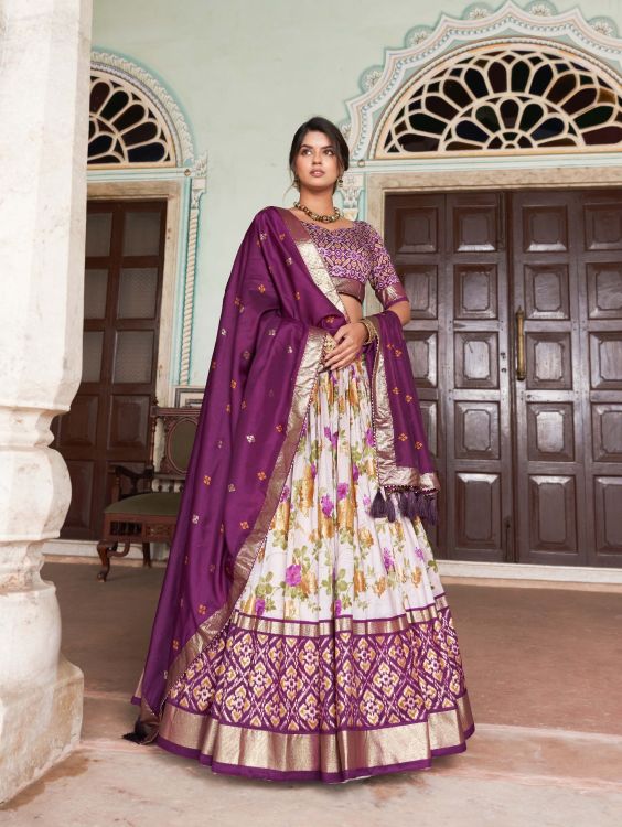 Picture of Taking Silk Multi Lehenga Choli