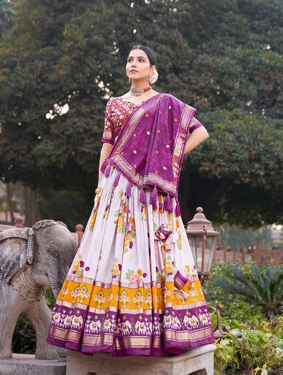 Picture of Resplendent Silk Multi Lehenga Choli