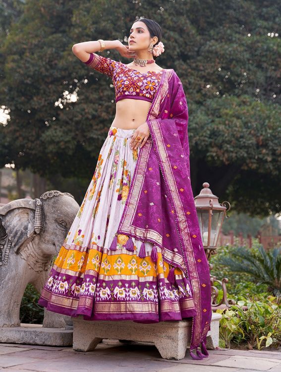 Picture of Resplendent Silk Multi Lehenga Choli