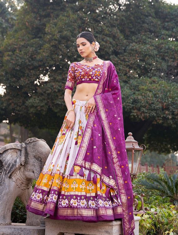Picture of Resplendent Silk Multi Lehenga Choli