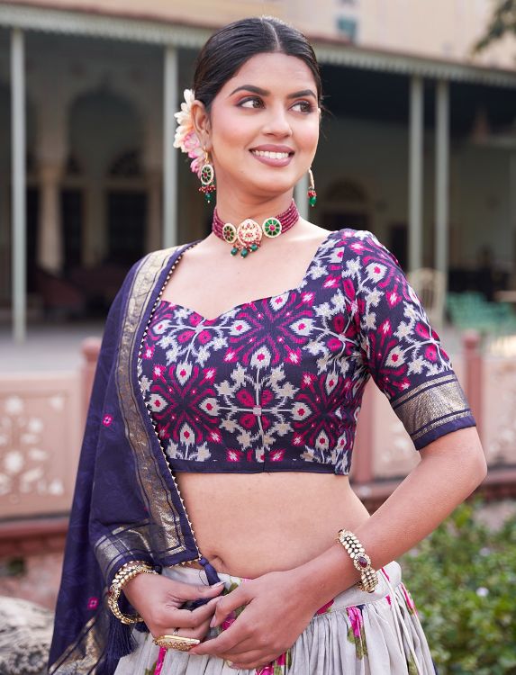 Picture of Admirable Silk Multi Lehenga Choli