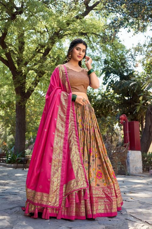 Picture of Fascinating Silk Lehenga Choli