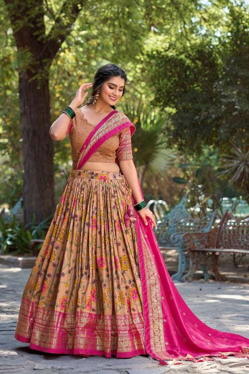 Picture of Fascinating Silk Lehenga Choli