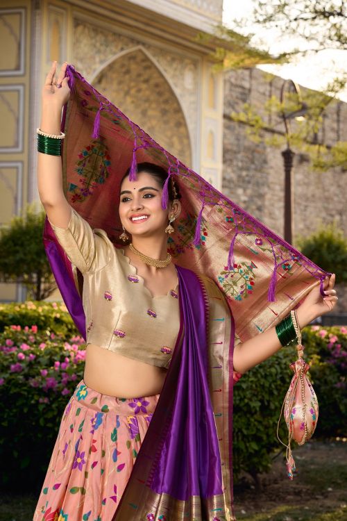 Picture of Superb Silk Lehenga Choli