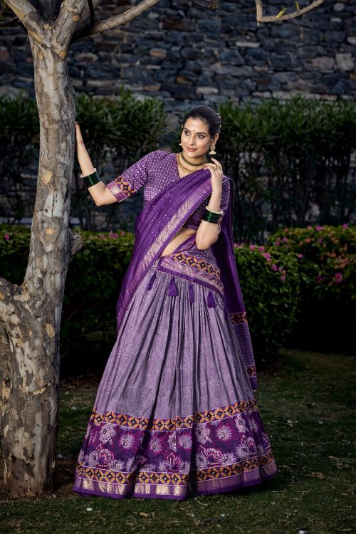 Picture of Stunning Silk Lehenga Choli