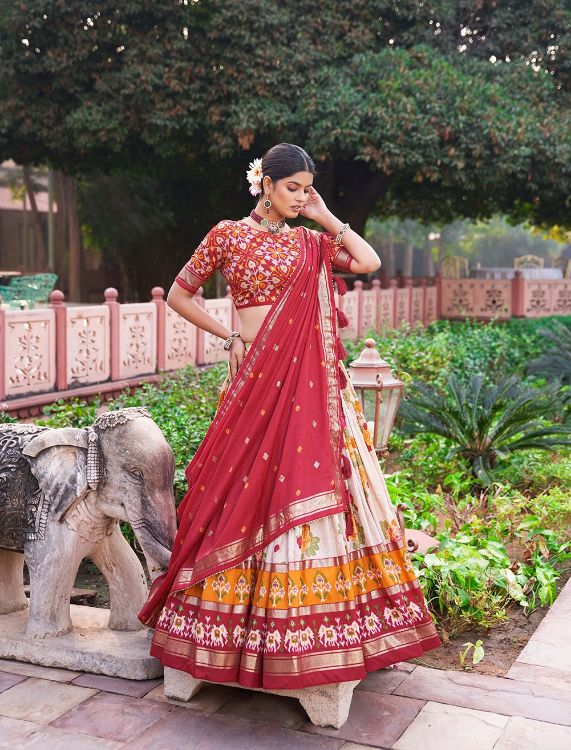 Picture of Gorgeous Silk Multi Lehenga Choli