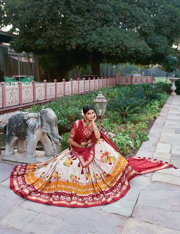 Picture of Gorgeous Silk Multi Lehenga Choli