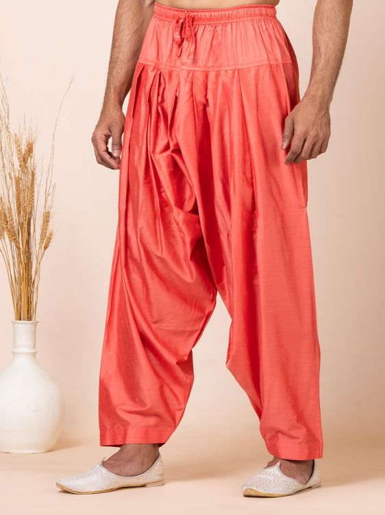 Picture of Bewitching Ps Viscose Orange Kurta Pajama