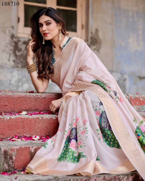 Picture of Pretty Rt9669 Wholesale Saree