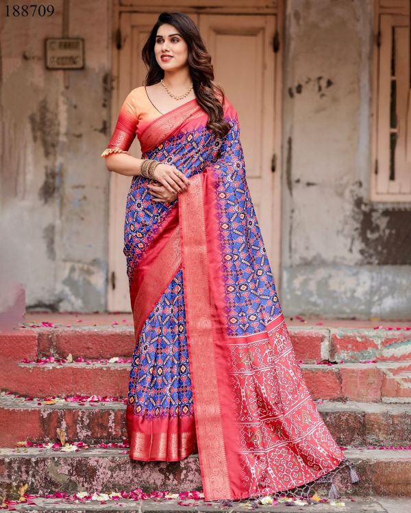 Picture of Pretty Rt9669 Wholesale Saree