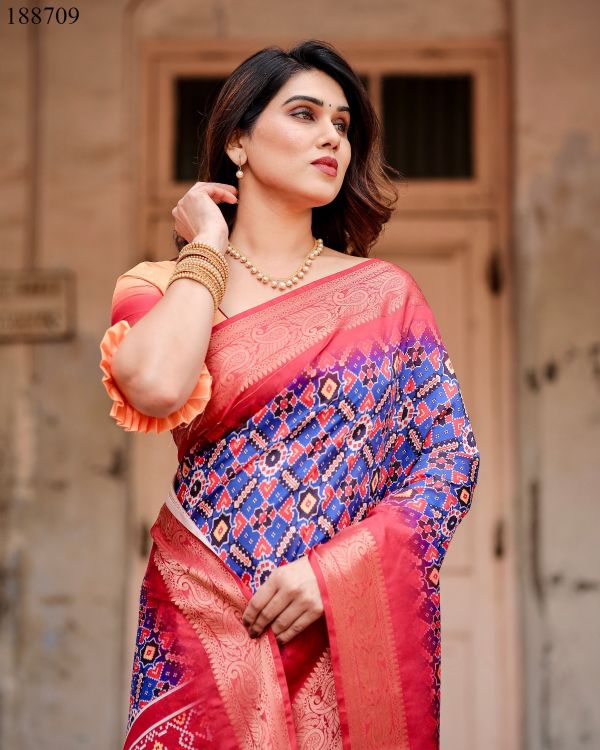 Picture of Pretty Rt9669 Wholesale Saree