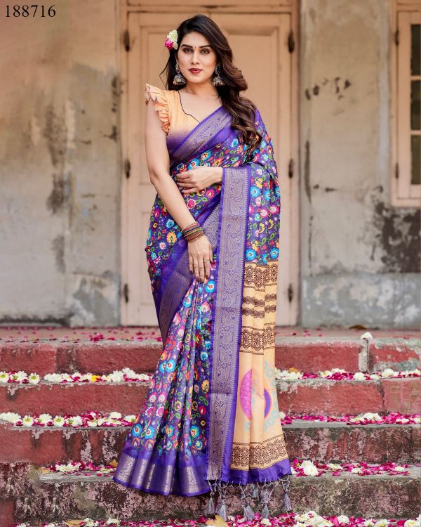 Picture of Pretty Rt9669 Wholesale Saree