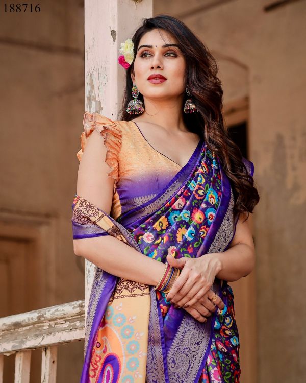 Picture of Pretty Rt9669 Wholesale Saree