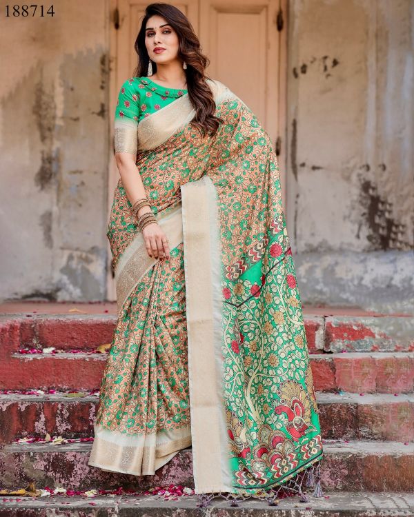 Picture of Pretty Rt9669 Wholesale Saree