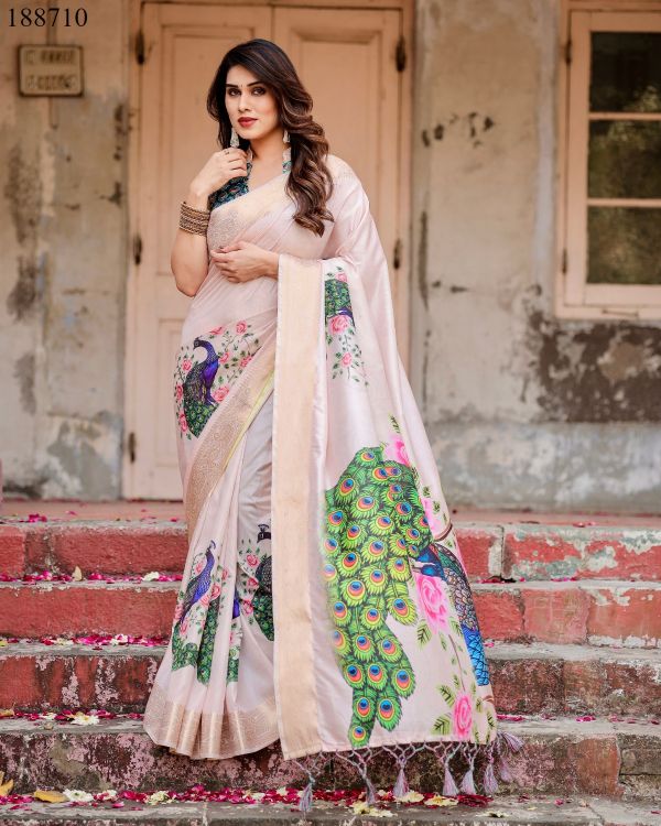 Picture of Pretty Rt9669 Wholesale Saree