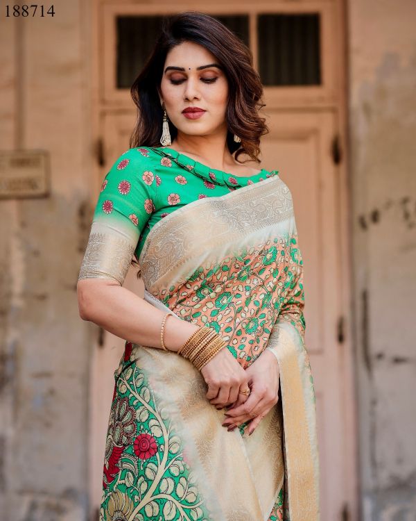 Picture of Pretty Rt9669 Wholesale Saree