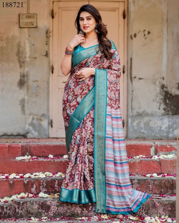 Picture of Pretty Rt9669 Wholesale Saree