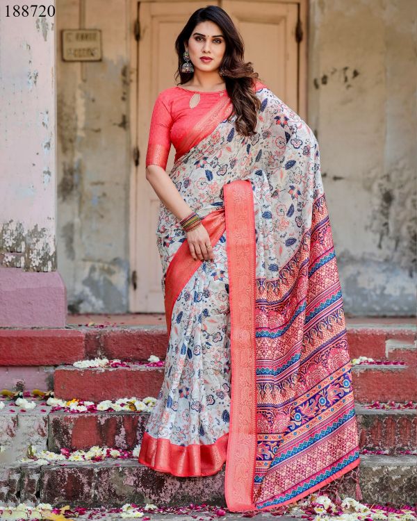 Picture of Pretty Rt9669 Wholesale Saree
