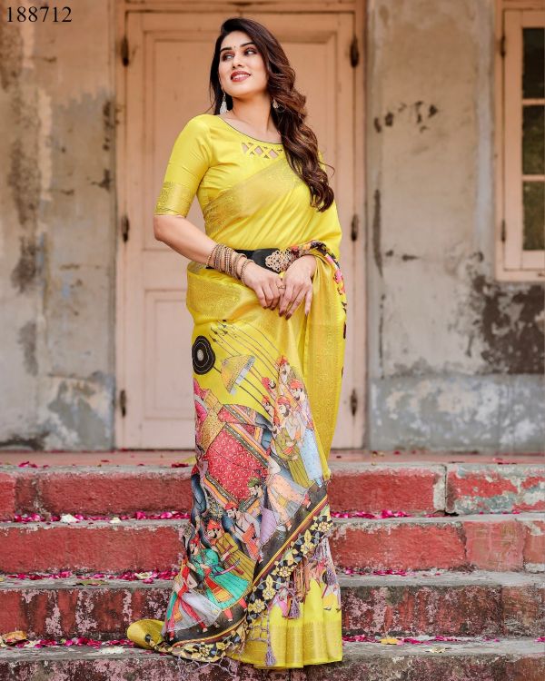 Picture of Pretty Rt9669 Wholesale Saree