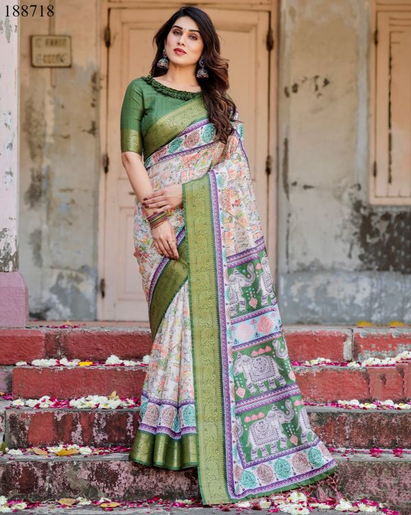 Picture of Pretty Rt9669 Wholesale Saree